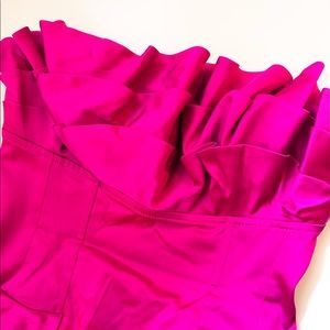 Ted Baker London Fuchsia ruffle cocktail dress TB2